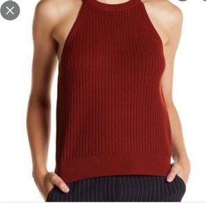 Burgundy Knit Theory Top